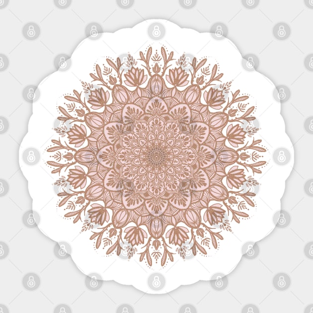 BEIGE MANDALA Sticker by artbysavi